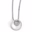 QW277-18 White Ice SS White Ice .09ct. Diamond Necklace