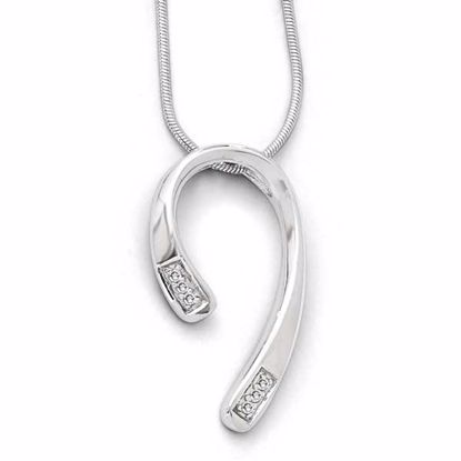 QW290-18 White Ice SS White Ice Diamond Necklace