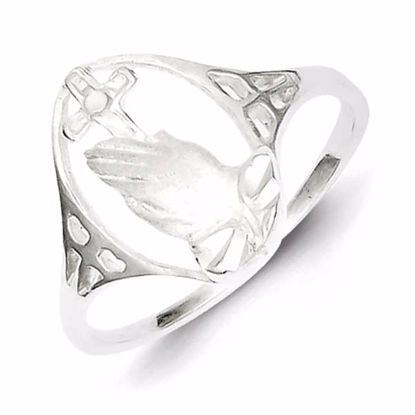 Confirmation/Communion Sterling Silver Stackable Expressions Marcasite Cross Ring