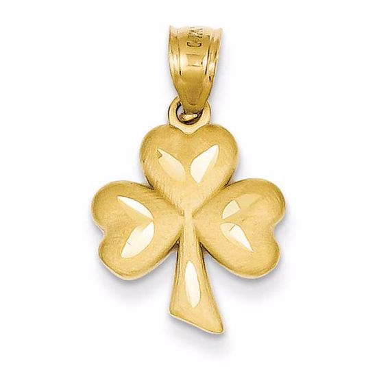 C1741 Celtic 14k Shamrock Charm