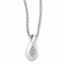QW276-18 White Ice SS White Ice .04ct. Diamond Necklace