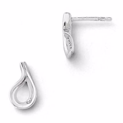 QW301 White Ice SS White Ice Diamond Earrings