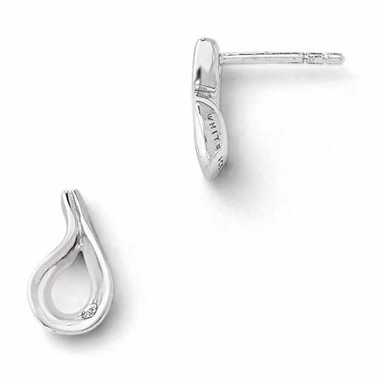 QW301 White Ice SS White Ice Diamond Earrings