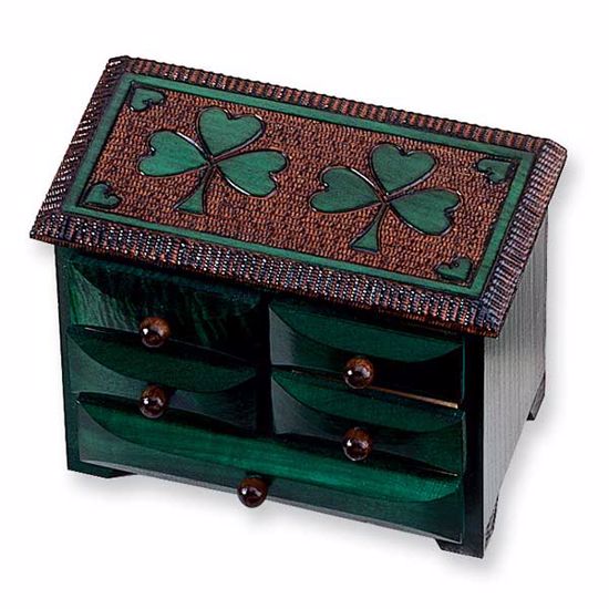 GM5397 Celtic Green Shamrock 5-drawer Chest