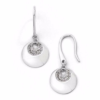 QW255 White Ice SS White Ice .09ct. Diamond Earrings