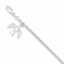 QG1552-7 Confirmation/Communion Sterling Silver Dove Charm Bracelet