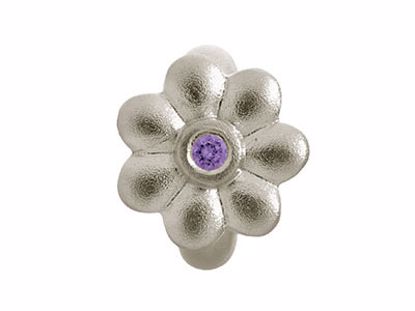 41256-4 Amethyst Flower Dream Silver