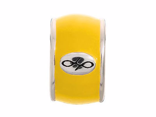 42100-13 Yellow Endless Enamel Silver