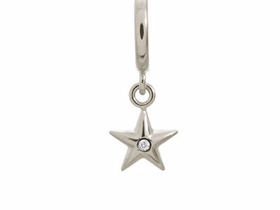 43267-1 White Shiny Star Silver