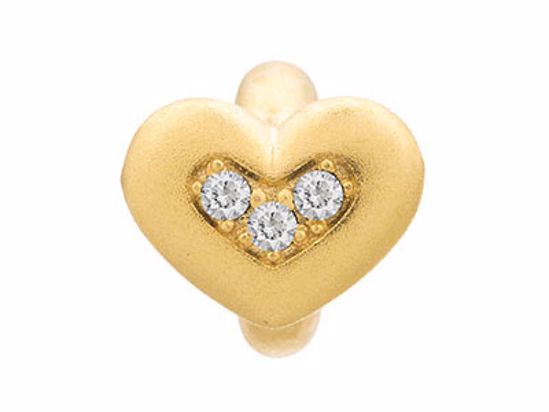 51305-1 White Triple Love Gold