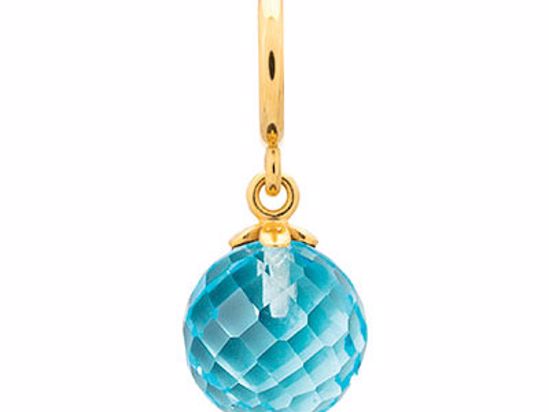 53451-2 Sky Blue Love Drop Gold