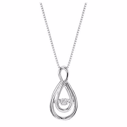 val20141b Sterling Silver Tear Drop Pendant