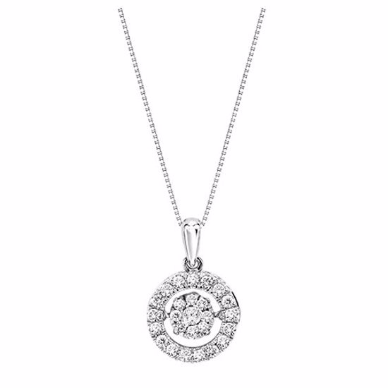 val20142c Diamond Circle Pendant