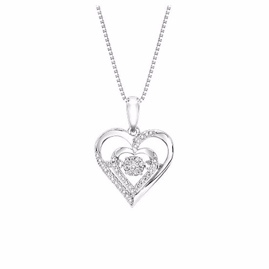 val20142e Diamond Heart Pendant