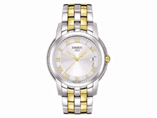 T0314102203300 Ballade III Men's Silver Quartz Watch