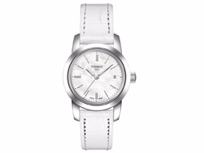 T0332101611100 Classic Dream Women's White Quartz Leather Watch