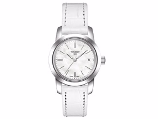 T0332101611100 Classic Dream Women's White Quartz Leather Watch