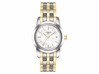 T0332102211100 Classic Dream Women's White Mother Of Pearl Quartz Steel Watch