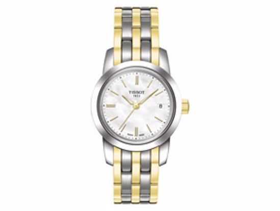 T0332102211100 Classic Dream Women's White Mother Of Pearl Quartz Steel Watch