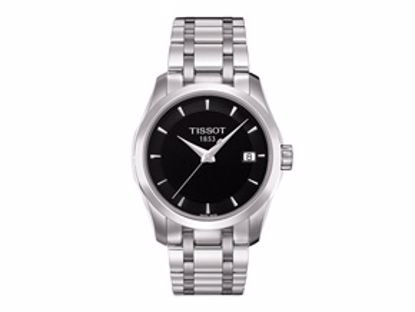 T0352101105100 Couturier Ladies Black Quartz Trend watch