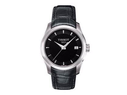 T0352101605100 Couturier Ladies Black Quartz Trend watch