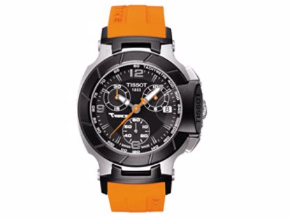 T0482172705700 T-Race Ladies Black Quartz Sport Watch