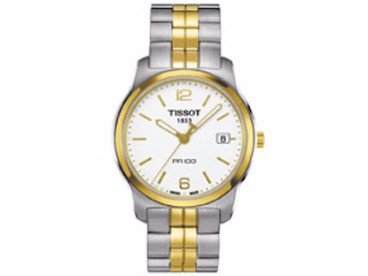 T0494102201700 PR100 Men's PVD White Quartz Classic Watch