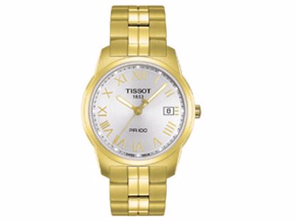 T0494103303300 PR100 Men's Yellow Stainless Steel Watch