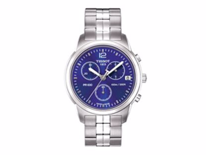 T0494171104700 PR100 Men's Silver Chrono Classic Watch