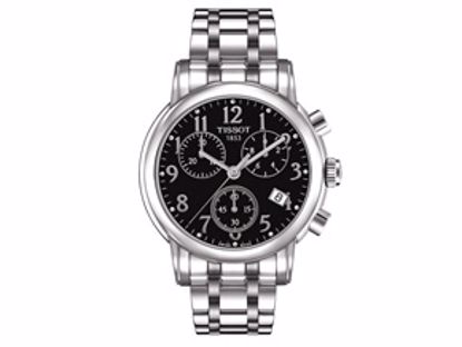 T0502171105200 Dressport Women's Quartz Black Chronograph Classic Stainess Steel Bracelet Watch