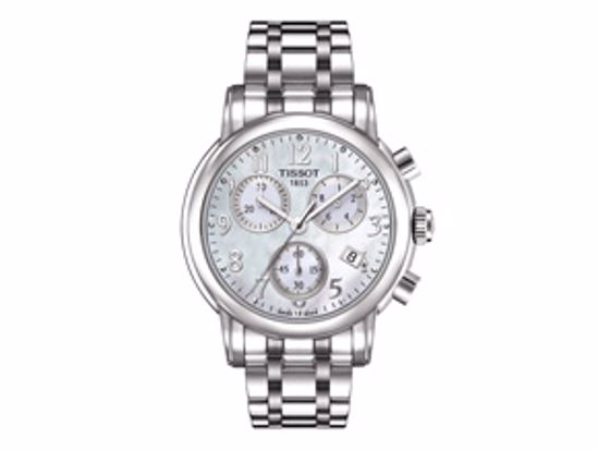 T0502171111200 Dressport Women's Quartz White Chronograph Classic Stainess Steel Bracelet Watch