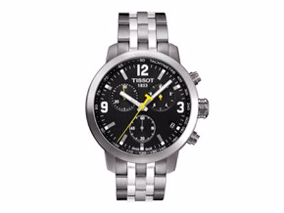 T0554171105700 PRC 200 Men's Black Chronograph Quartz Sport Watch