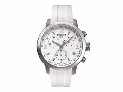 T0554171701700 PRC 200 Men's White Chronograph Quartz Sport Watch