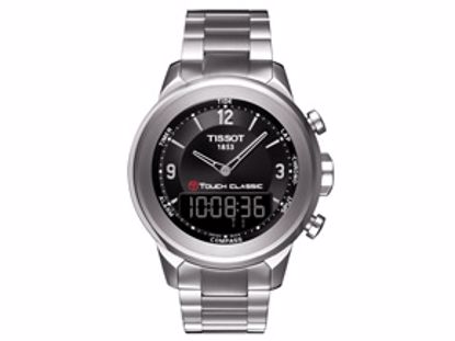 T0834201105700 T-Touch Classic Men's Black Quartz Touch Watch