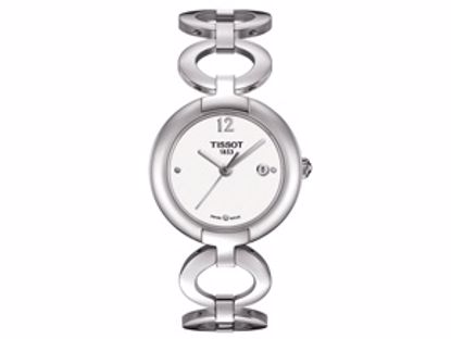 T0842101101700 Pinky Ladies Stainless Steel Bracelet White Arabic Index Dial