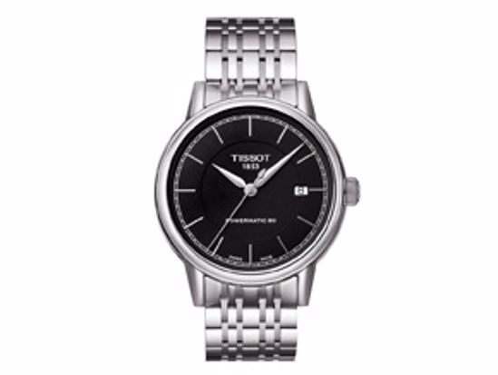 T0854071105100 Carson Men's Automatic Black Classic Watch with Stainless Steel Bracelet