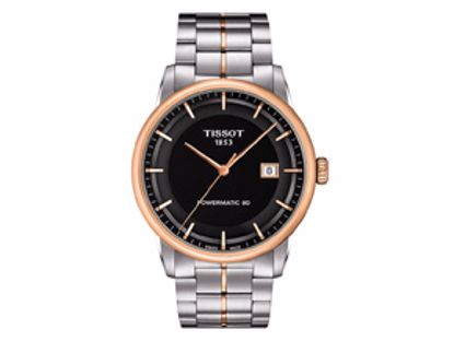 T0864072205100 Luxury Automatic Men's Two-tone Stainless Steel Black Watch