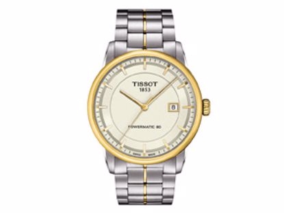 T0864072226100 Luxury Automatic Men's Two-tone Stainless Steel Ivory Watch