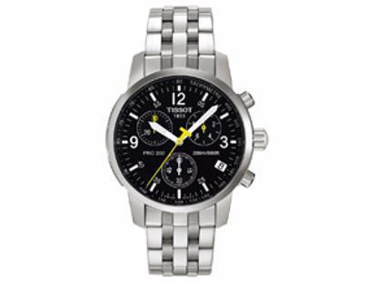 T17158652 PRC200 Men's Black Quartz Chronograph Classic Watch