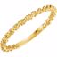 255:1903:P 10kt Yellow 2mm Twisted Rope Band