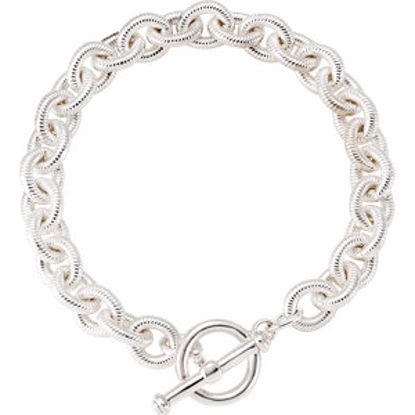 BRC275:295564:P 10 mm Fancy Curb Link Bracelet