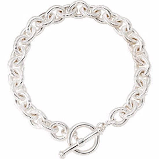 BRC275:295564:P 10 mm Fancy Curb Link Bracelet