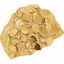 5155:6264:P 14kt Yellow Nugget Ring