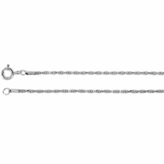 CH701:295572:P Diamond Cut Rope Chain 1.5mm