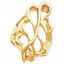 5506:37113:P 14kt Yellow Freeform Ring