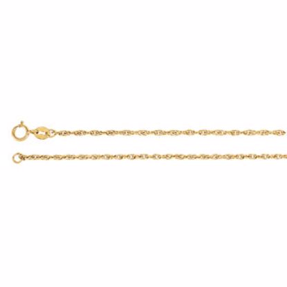 CH74:92977:P 14kt Yellow 1.75mm Solid Rope 7" Chain
