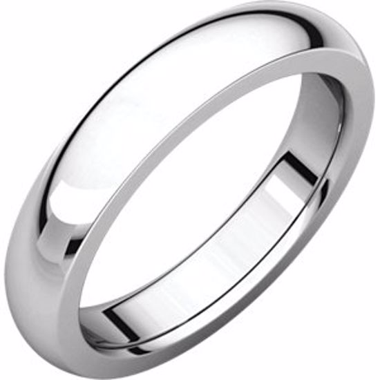 IRH10:143253:P Platinum 4 mm Heavy comfort Fit Band