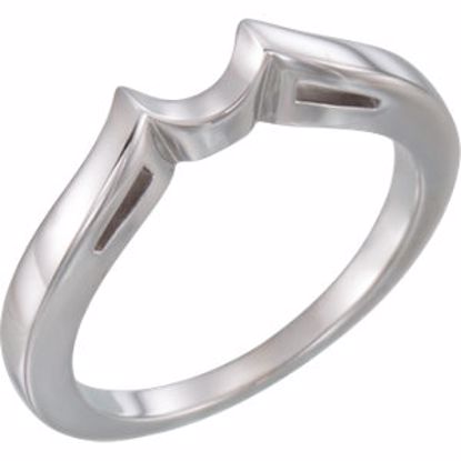 10893:146540:P 10kt Yellow Band for 8.2mm Round Engagement Ring Mounting