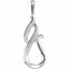 80753:225109:P Platinum Freeform Pendant