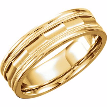 50187:235870:P 14kt Yellow 6mm Comfort Fit Band Size 11.5